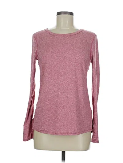 Pre-owned Zella Long Sleeve T-shirt In Pink