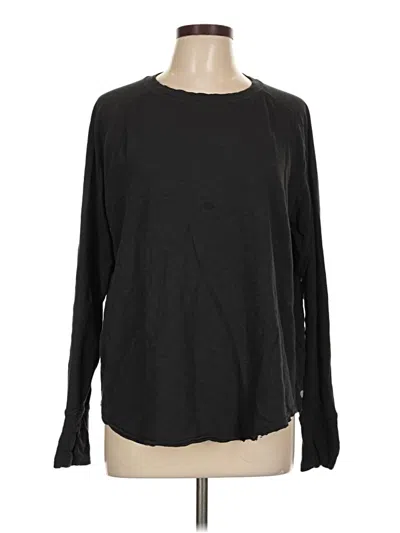 Pre-owned Zella Long Sleeve T-shirt In Black