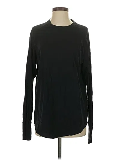 Pre-owned Zella Long Sleeve T-shirt In Black