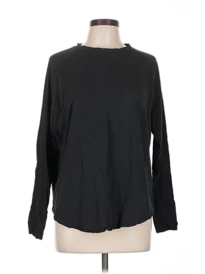 Pre-owned Zella Long Sleeve T-shirt In Black