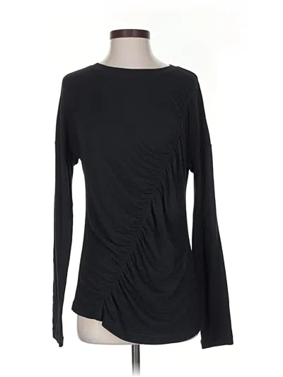 Pre-owned Zella Long Sleeve T-shirt In Black