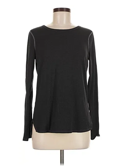 Pre-owned Zella Long Sleeve T-shirt In Black