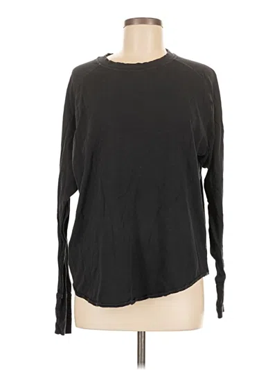 Pre-owned Zella Long Sleeve T-shirt In Black