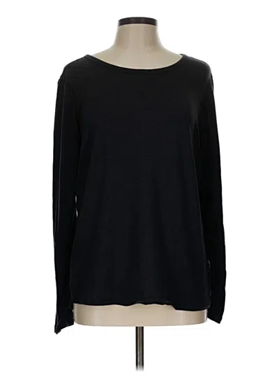 Pre-owned Zella Long Sleeve T-shirt In Black