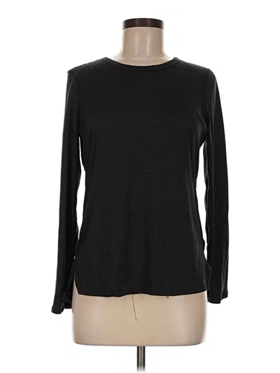 Pre-owned Zella Long Sleeve T-shirt In Black