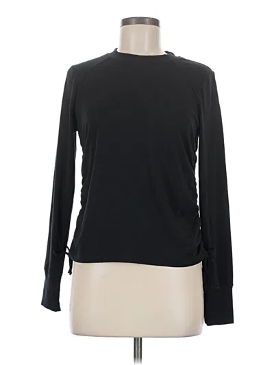 Pre-owned Zella Long Sleeve T-shirt In Black