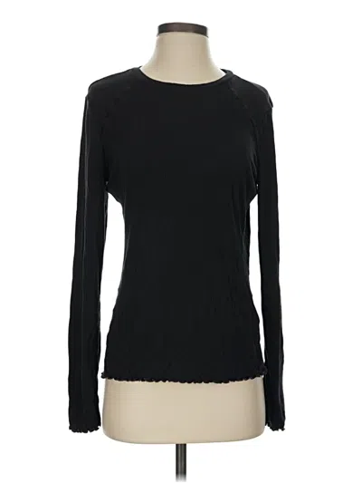 Pre-owned Zella Long Sleeve T-shirt In Black