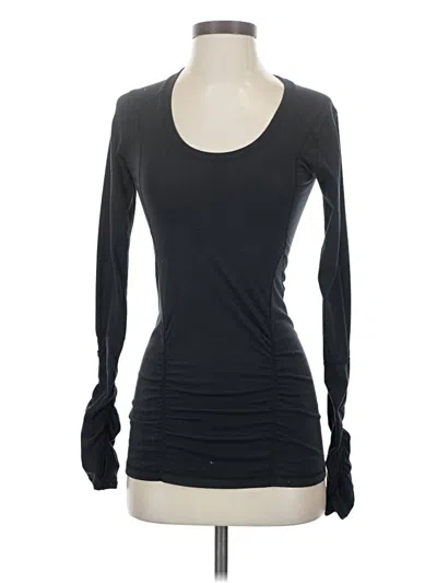 Pre-owned Zella Long Sleeve T-shirt In Black