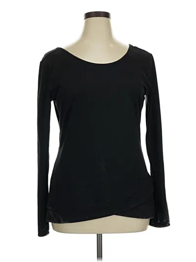 Pre-owned Zella Long Sleeve T-shirt In Black