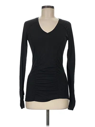 Pre-owned Zella Long Sleeve T-shirt In Black