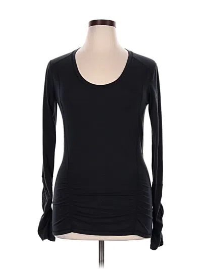 Pre-owned Zella Long Sleeve T-shirt In Black