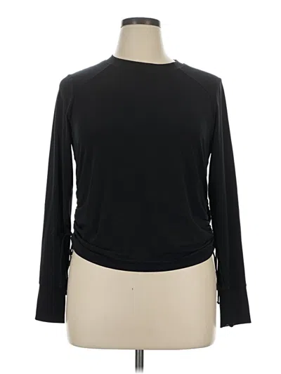 Pre-owned Zella Long Sleeve T-shirt In Black