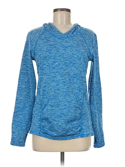 Pre-owned Zella Long Sleeve T-shirt In Blue