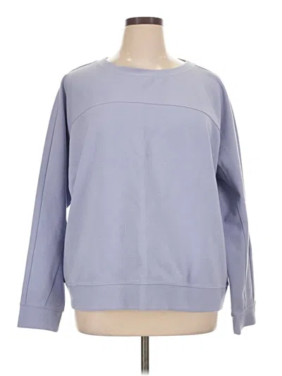 Zella Long Sleeve T-shirt In Blue