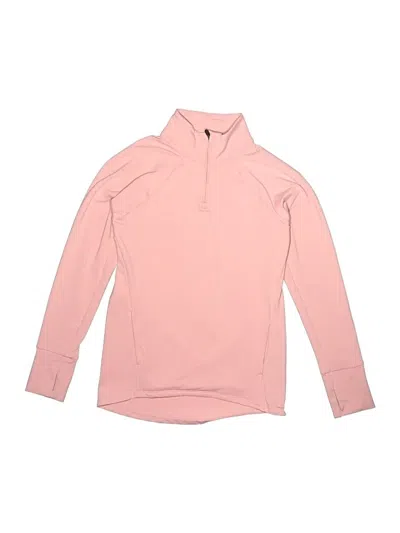Pre-owned Zella Kids' Long Sleeve T-shirt In Pink