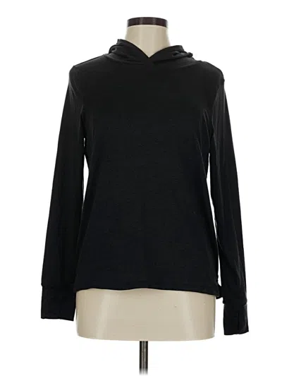 Pre-owned Zella Long Sleeve Turtleneck In Black