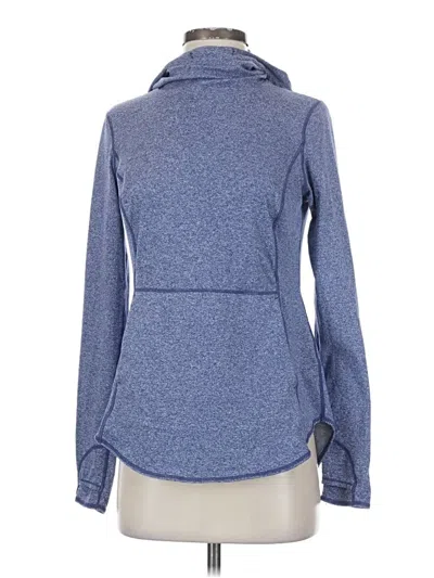 Pre-owned Zella Long Sleeve Turtleneck In Blue