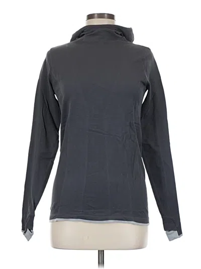 Pre-owned Zella Long Sleeve Turtleneck In Gray