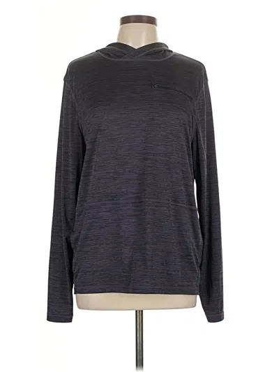 Pre-owned Zella Long Sleeve Turtleneck In Gray