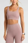 Zella Luxe Lite Squared Up Sports Bra