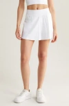 Zella Luxe Lite Step Out Tennis Skirt With Shorts In White