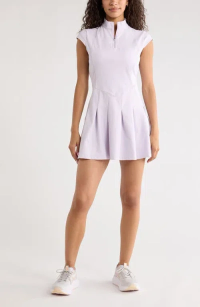 Zella Momentum Half Zip Active Minidress In White