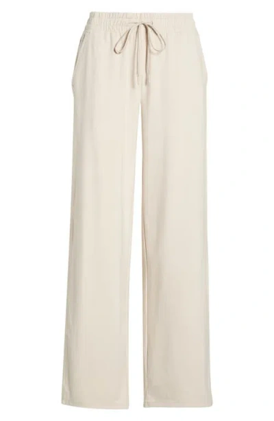 Zella Move In Mid Rise Straight Leg Sweatpants In White