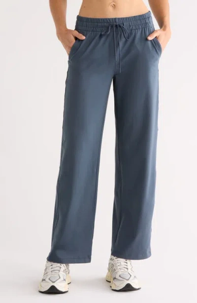 Zella Move In Straight Leg Sweatpants In Blue