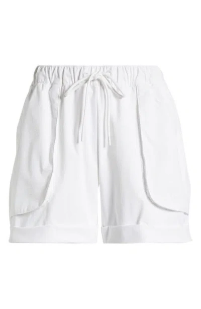 Zella Navigator Drawstring Utility Shorts In White