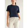 Zella New Take Crewneck T-shirt In Blue