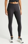 Zella Onward Hybrid Leggings With Pockets In Black