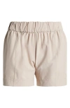 Zella Out & About Shorts In Tan Thread