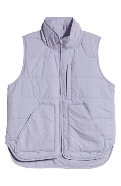 Zella Packable Quilted Vest In Purple Heirloom