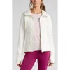 Zella Performance Hybrid Jacket In Ivory Egret