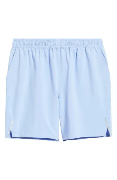 Zella Performance Run Shorts In Blue Hydrangea