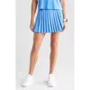 Zella Pleated Tennis Skirt With Shorts In Blue Lapis