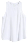 Zella Spark Slub Tank In White
