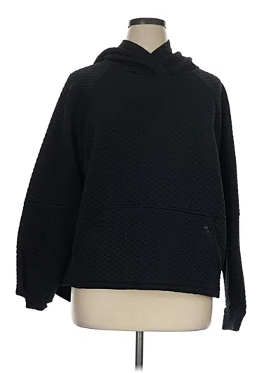 Pre-owned Zella Pullover Hoodie In Black