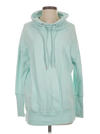 Pre-owned Zella Pullover Hoodie In Blue