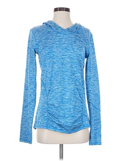 Pre-owned Zella Pullover Hoodie In Blue