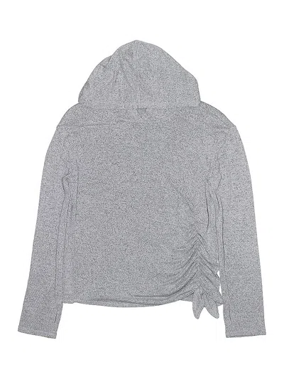Pre-owned Zella Kids' Pullover Hoodie In Gray