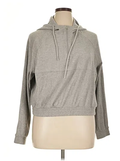 Pre-owned Zella Pullover Hoodie In Gray