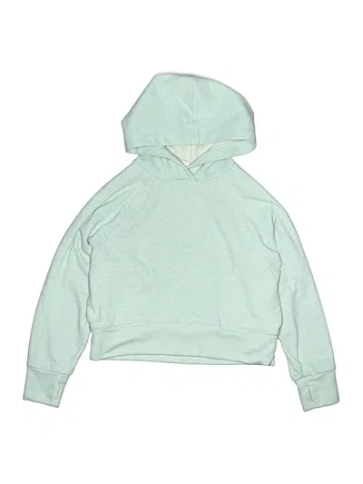 Pre-owned Zella Kids' Pullover Hoodie In Green
