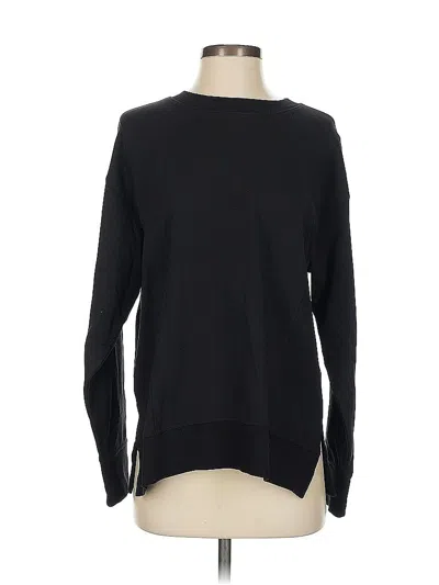 Pre-owned Zella Pullover Sweater In Black