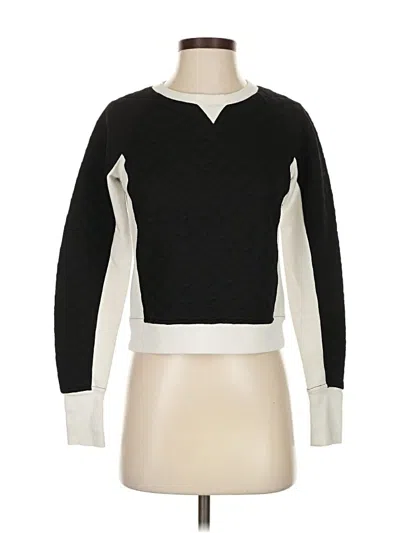 Pre-owned Zella Pullover Sweater In Black