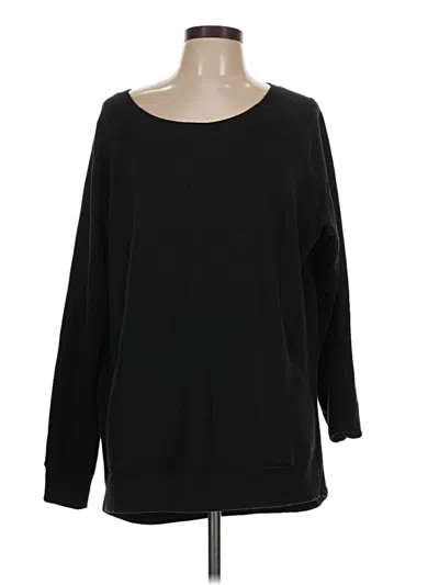 Pre-owned Zella Pullover Sweater In Black