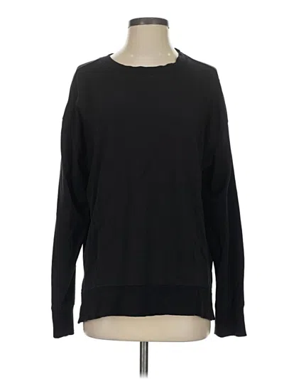 Pre-owned Zella Pullover Sweater In Black
