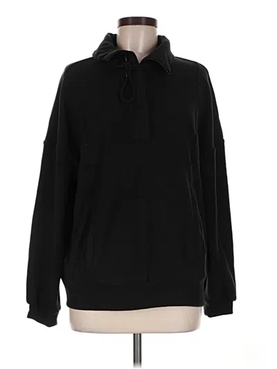 Pre-owned Zella Pullover Sweater In Black