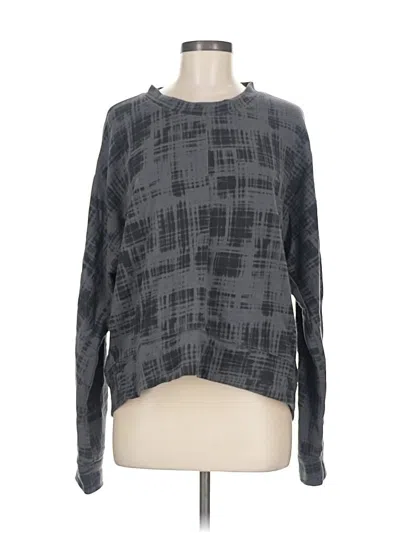 Pre-owned Zella Pullover Sweater In Gray