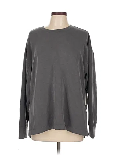 Pre-owned Zella Pullover Sweater In Gray